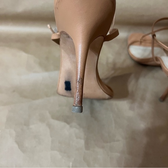 Reformation | Ivy Heels Strappy Sandals Leather Tan Naked Size 9 - Picture 11 of 16